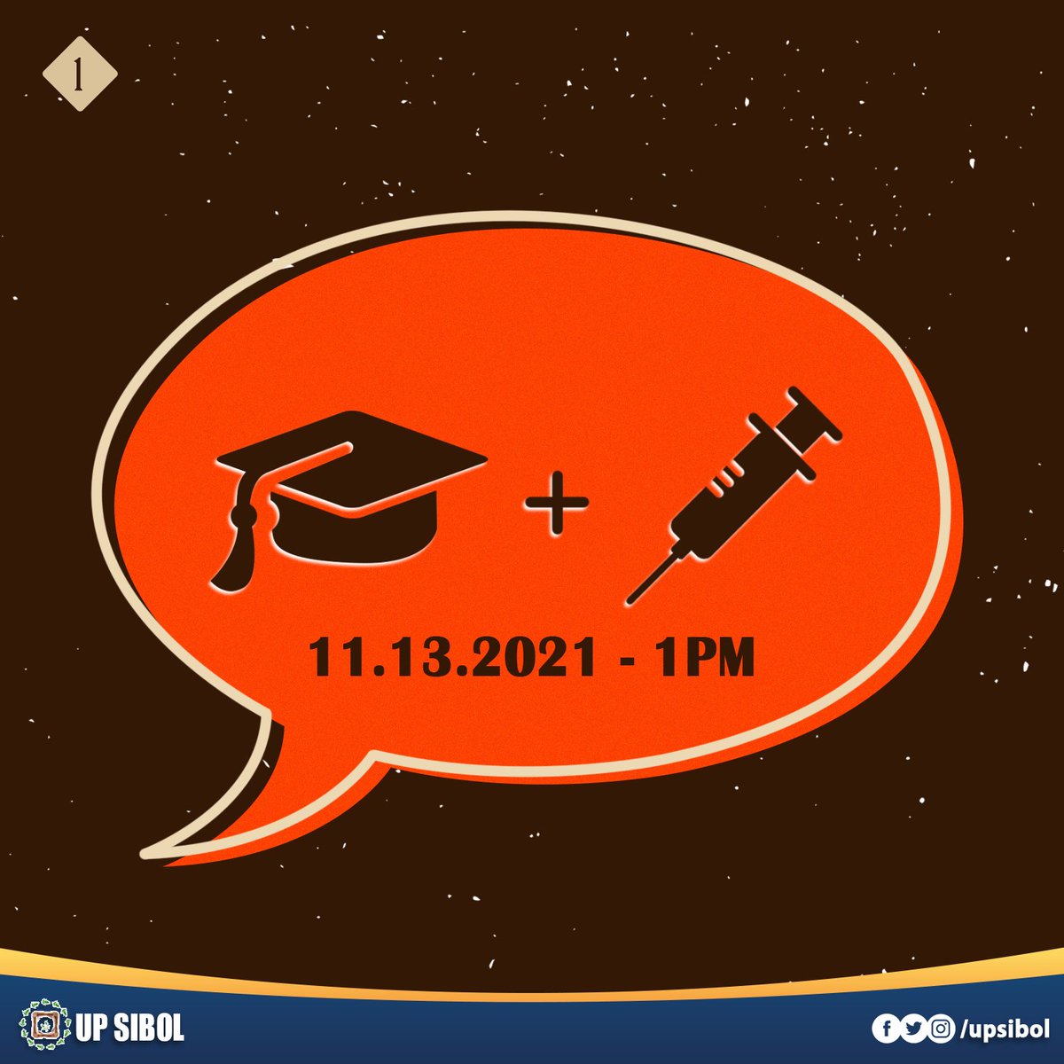upsibol's tweet photo. 💬...🎓+💉
Abangan sa Nov. 13, 2021 👀 https://t.co/QvYxZdTfzU