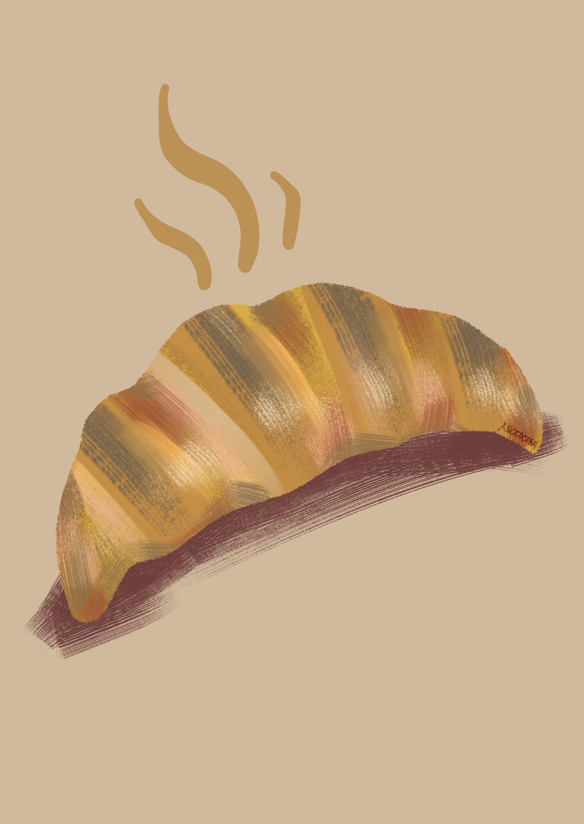 niconiconi_art's tweet photo. a random croissant or as i would like to call it: ✨qwasant✨#artph https://t.co/ESEH3QexfR