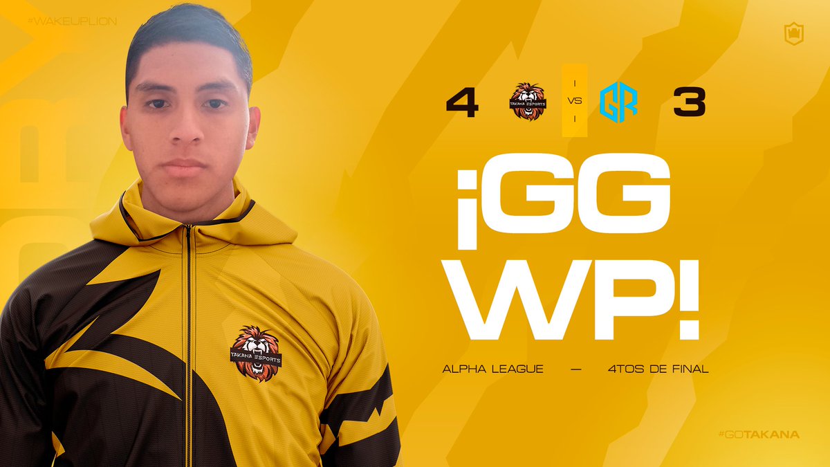 Takana Esports (@esportstakana) on Twitter photo #CR | #Victoria💪#GoTakana
📢Habiendo perdido el partido de ida 0x3, nuestros Leones logran una gran y epicarda remontada, ante un conocido rival🔥
🆚@GR_EsportsGG
🏆<a href="/AlphaLeagueCr/">🐺 Alpha League</a>
📊 3x0-1x0
🕵️♂️<a href="/Maikitol2000/">Maik Alonso</a>
🦁<a href="/Sandro2_3/">Sandro</a>🧹
🦁<a href="/PieroB_27/">Piero B.</a>🏅
🦁<a href="/SCPShadow/">Shadow Knight</a>🏅
#WakeUpLion #CR | #Victoria💪#GoTakana
📢Habiendo perdido el partido de ida 0x3, nuestros Leones logran una gran y epicarda remontada, ante un conocido rival🔥
🆚@GR_EsportsGG
🏆<a href="/AlphaLeagueCr/">🐺 Alpha League</a>
📊 3x0-1x0
🕵️♂️<a href="/Maikitol2000/">Maik Alonso</a>
🦁<a href="/Sandro2_3/">Sandro</a>🧹
🦁<a href="/PieroB_27/">Piero B.</a>🏅
🦁<a href="/SCPShadow/">Shadow Knight</a>🏅
#WakeUpLion
