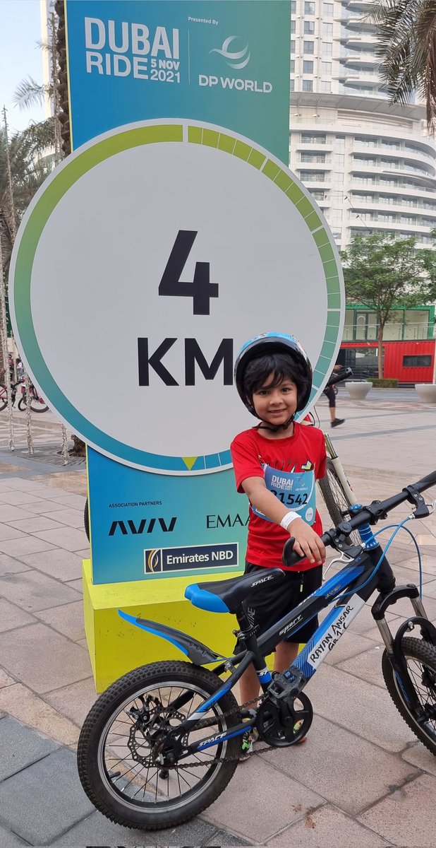 SabunaMM's tweet photo. Look who completed the 4KM Family Track at Dubai Ride 2021 ! 🚴‍♂️🤩
@KNargish @DavidMonisha @DxbModern @DXBFitChallenge #Dubai30x30 #DubaiRide #cycling https://t.co/Mep19CwVFI