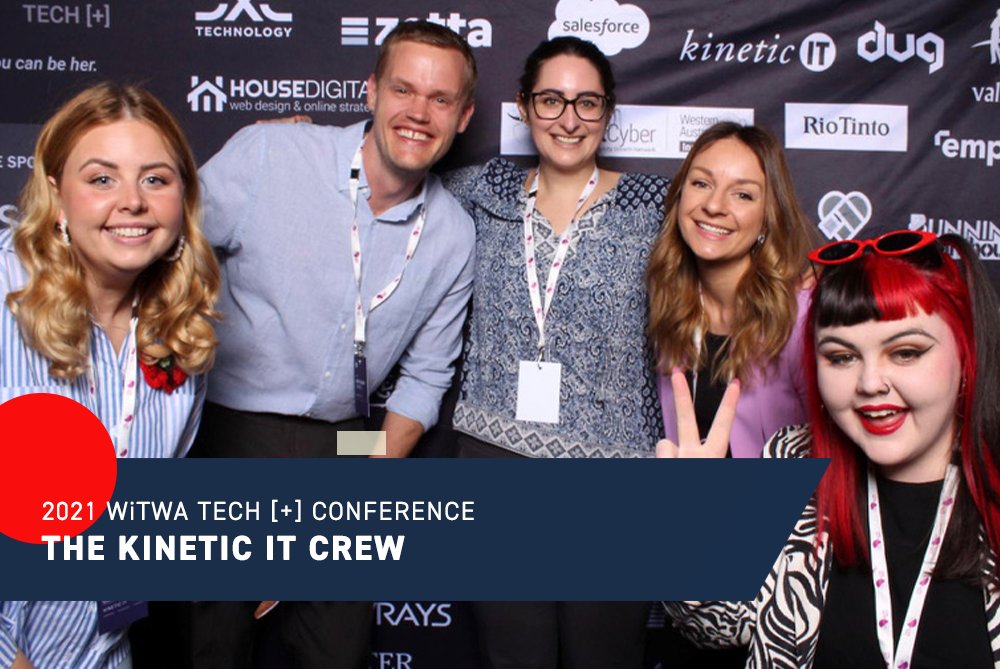 Kinetic_IT_Aus's tweet photo. Celebrating women in technology is why Kinetic IT is proud to be a community sponsor of #WITWAplus2021. Our crew had a fantastic time at this year’s #techplus20 conference, thank you for having us @WITWA!
#seeherbeher #witwaplus2021 #techplus20 https://t.co/NhcotjGauO