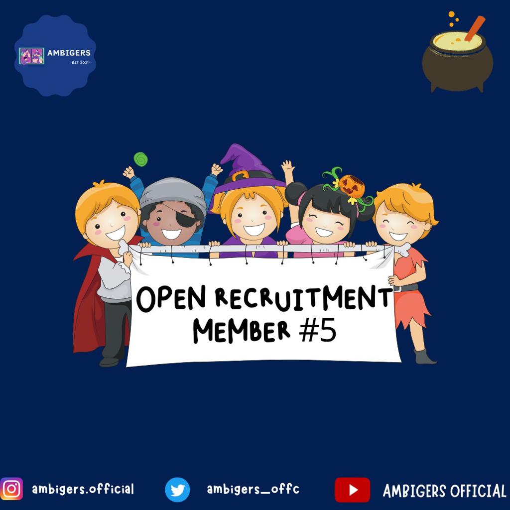 ambigers_offc's tweet photo. [Open Recruitment Member #5]
Hari gini masih bingung mau ngambis sama siapa? Gausah bingung-bingung, yuk gabung Ambigers!
📆 : 5-7 November 2021.
📝 : https://t.co/kjH9NavE0v
Tunggu konfirmasi dari kami di Email kalian ya, maks 7×24 jam. We're waiting for u to be part of Ambigers https://t.co/j0N0vG1u10