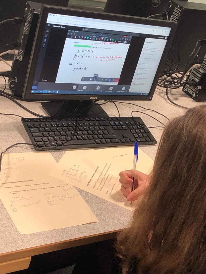 KentonMaths's tweet photo. Look at how hard our Year 10 Further Maths students are working each week! 

Year 10 higher tier students will be given the opportunity in the new year to start the Further Maths course.

It is free of charge to do, and you gain an extra GCSE! https://t.co/8BQCuBz69D