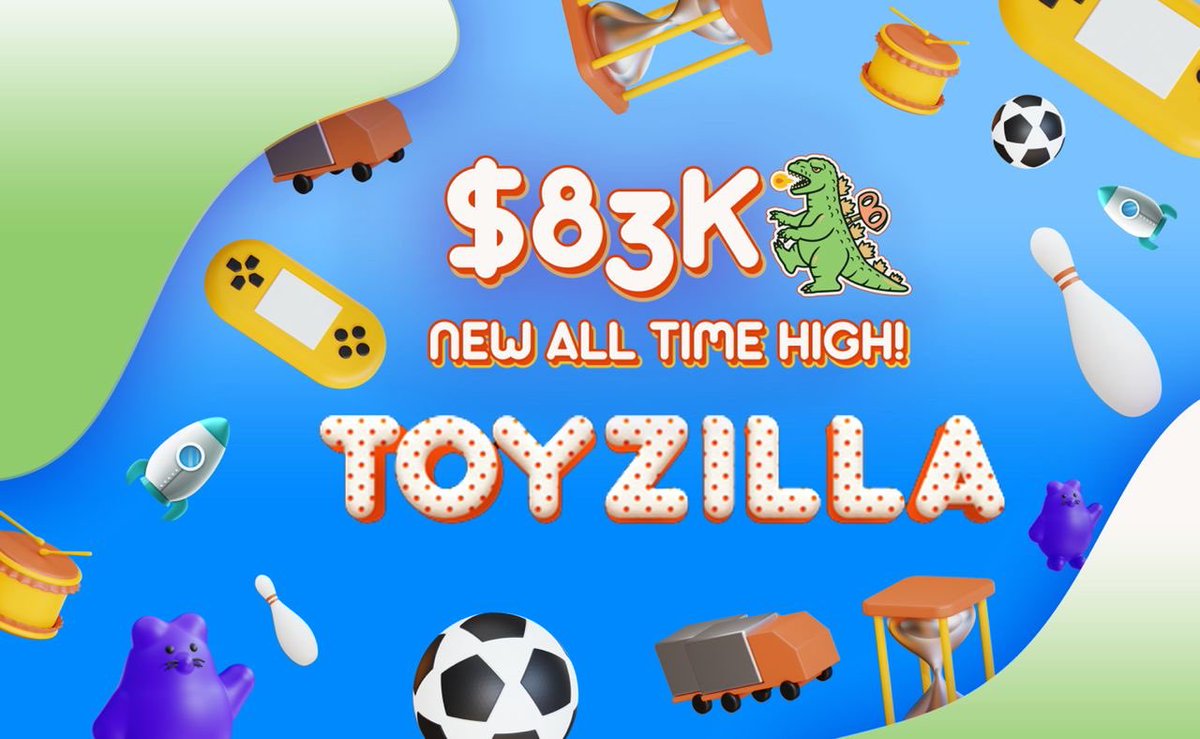toy_zilla's tweet photo. Congratulations ToyZilla Armies! We have just reached a new all time high of $83k market cap, Lfg!

#Bsc #100xGem #ToyZilla #ALTSEASON https://t.co/gkGAwMeh5w