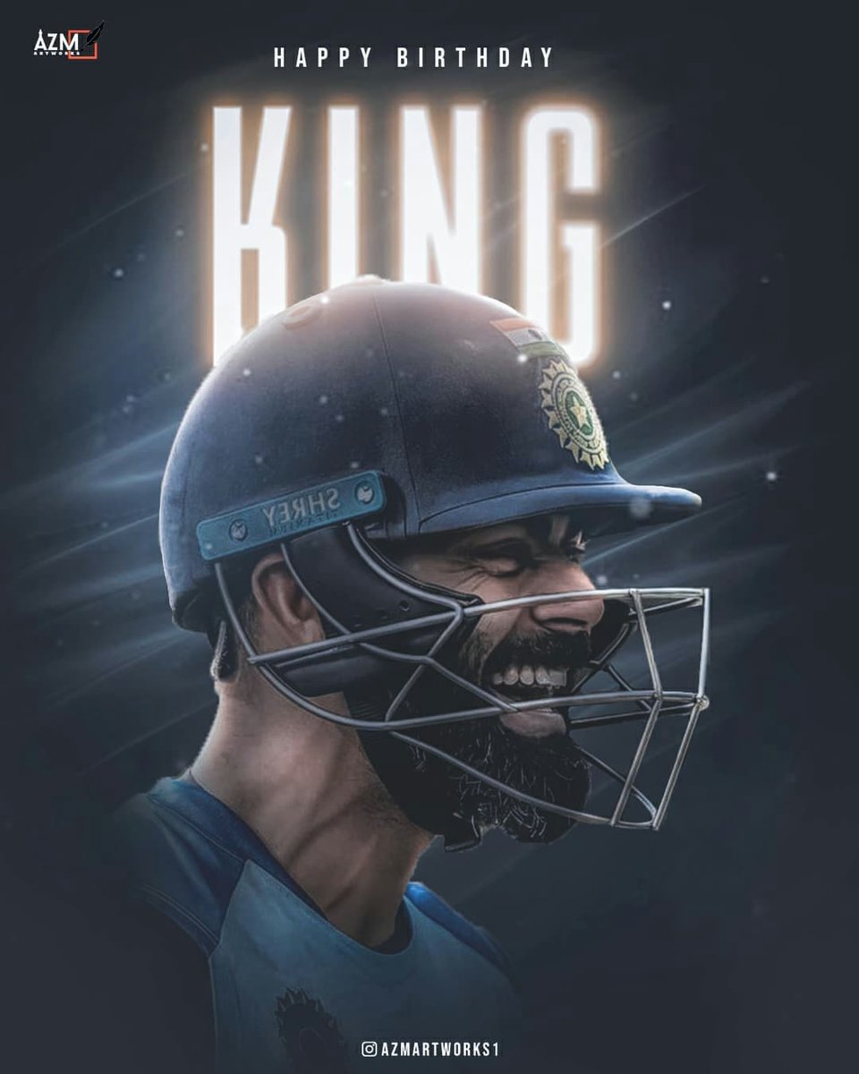 azmartworks's tweet photo. Wishing a very Happy Birthday to the legend 🔥🔥 @imVkohli 

#HappyBirthdayViratKohli #viratkohlibirthday #ViratKohli #Viratians #ICCT20WorldCup2021 #Cricket #KingKohli https://t.co/43sVNVbVmK