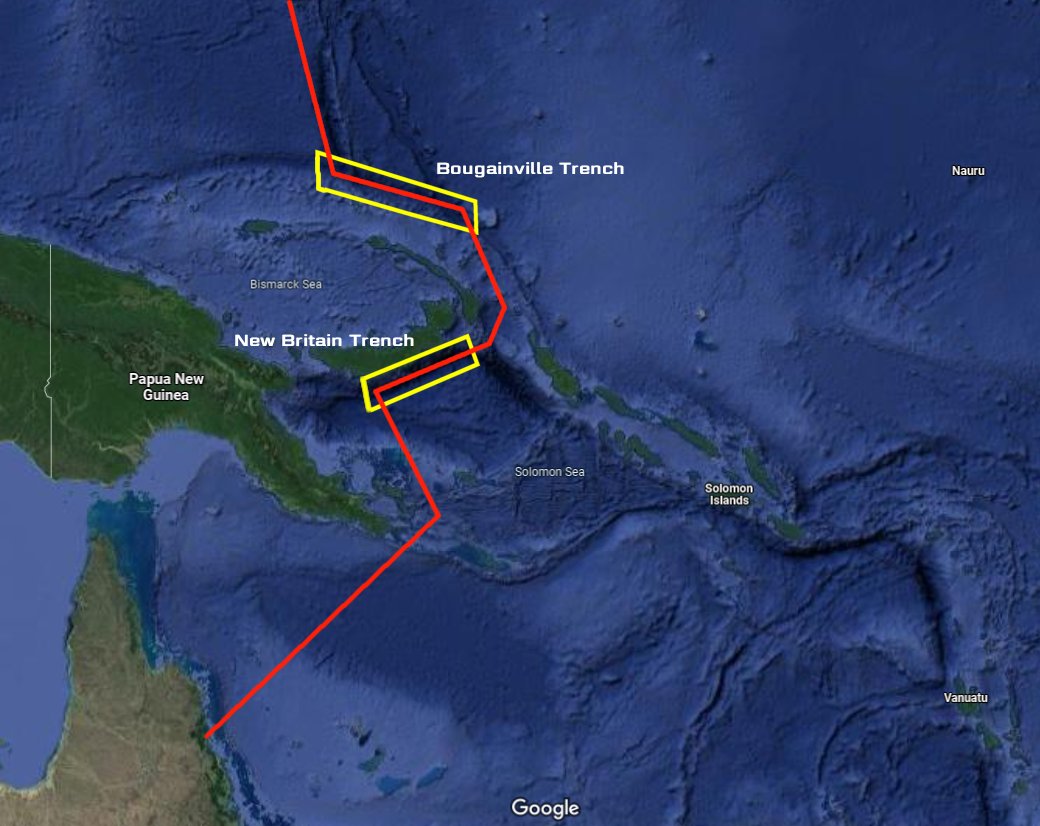 bougainville trench