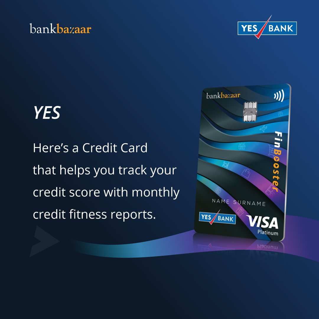 BankBazaar's tweet photo. Presenting the FinBooster Credit Card by @YESBANK and @BankBazaar . To apply now, click here - https://t.co/eEz98zbJEm
#FinBooster #CreditCard #creditscore #rewards https://t.co/iqYR9WSxKR