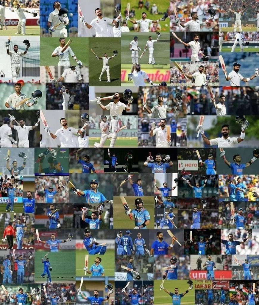 70 Centuries in 1 frame !
Happy B-DaY Caption 🥳🎂
<a href="/imVkohli/">Virat Kohli</a> 

#ViratKohli #HappyBirthdayViratKohli #runmachine