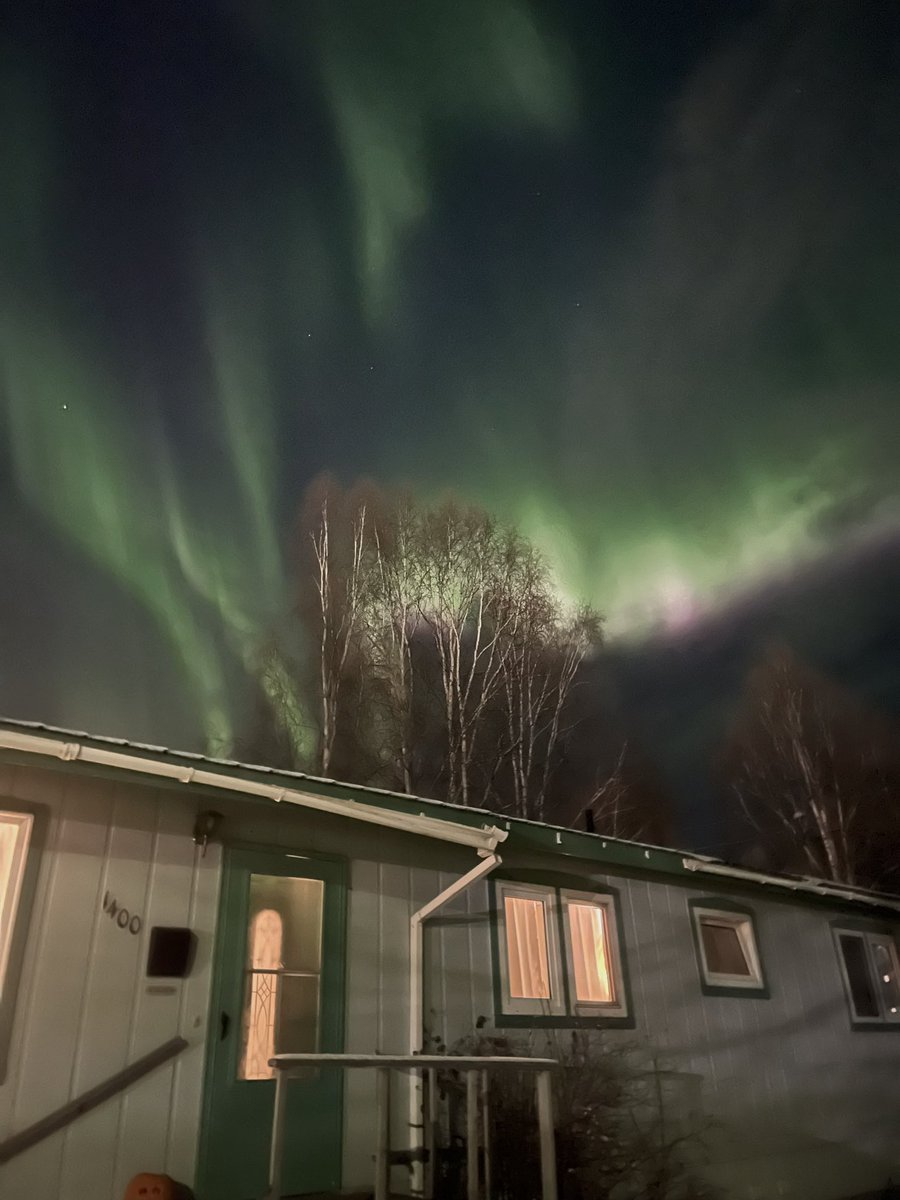 _itshammahtime_'s tweet photo. What my phone picked up last night vs professional pictures. When I tell y’all I literally live in a wonderland 😍 #alaska https://t.co/hb5IZg9tpp