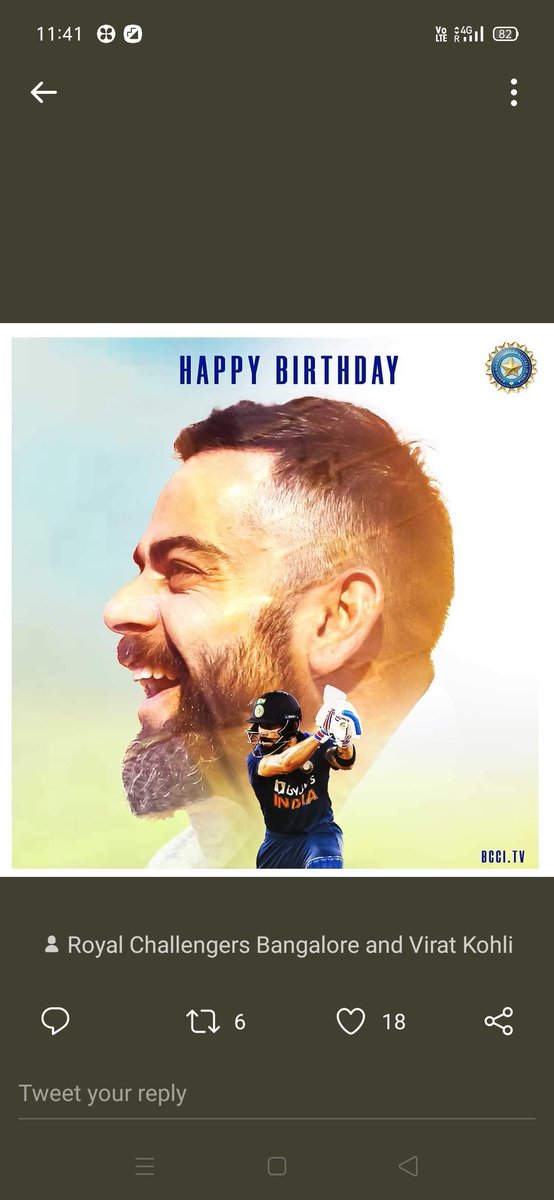 vaseem0107's tweet photo. U can criticisms him on and off..but deep down we all know he's one of the best cricketer ever be ...
Absolutely finest and the best in all form of game..we need to back him in a tough time
@imVkohli

#HappyBirthdayViratKohli https://t.co/6RyOMicAIx