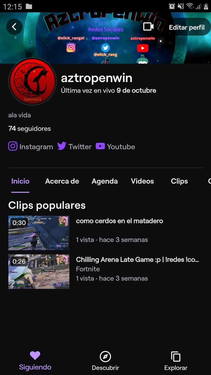 AztroFear's tweet photo. Puede que ya no estoy tan activo por la escuela, pero este es el segundo cambio y el definitivo para toda mis redes y juegos Solo falta el apoyo de la gente que m sigue y de los que lleguen a conocer ❤. De poco apoco s comienza (el Banner lo hice yo:3 en canva xd) https://t.co/0alBikgcNW