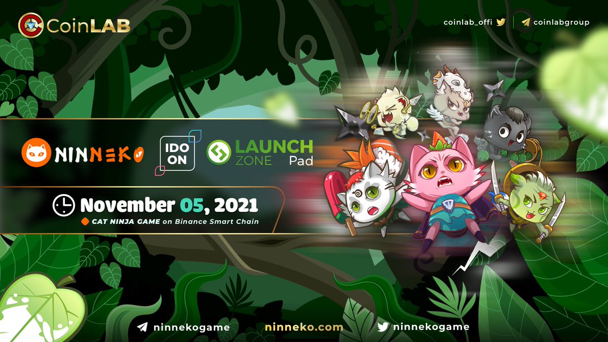 JasonTonyCali's tweet photo. 📣⚡️ The whitelist for @ninnekogame's IDO has been closed

👇Check winners here.👇
https://t.co/B17ml4puIn

☄️ 10.112 users have joined Whitelist!

🚀 Prepare $LZ to participate in the purchase of #IDO on #LZpad 
AT 1PM UTC NOV 5, 2021.

#CoinLAB #Ninneko https://t.co/nZEM5uLRx1