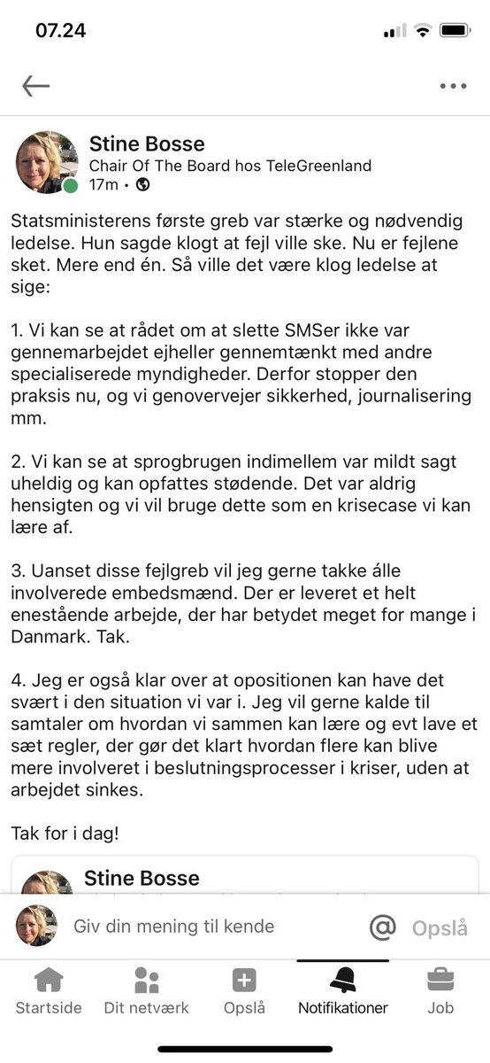 Lidt ledelsesråd på en grå efterårsdag …. #dkpol