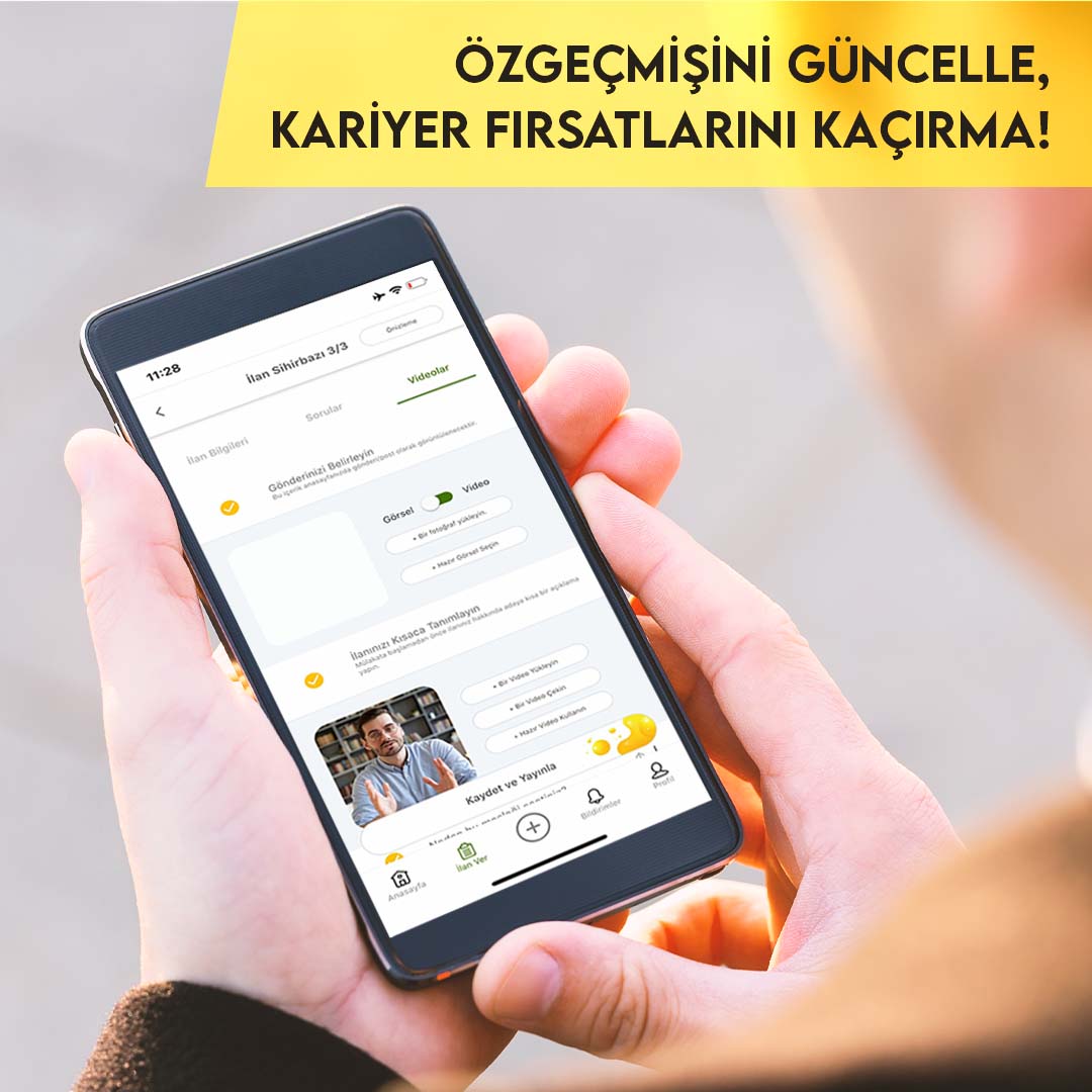 İş ilanı verirken şirketini anlatan bir video ile çalışma arkadaşlarına ulaşabilir, firman hakkında bilgi verebilirsin.

Hemen Jobuum’a ücretsiz kayıt ol ve işini anında bul!

jobuum.com

#GösterKendini #Jobuum #MülakatCepte