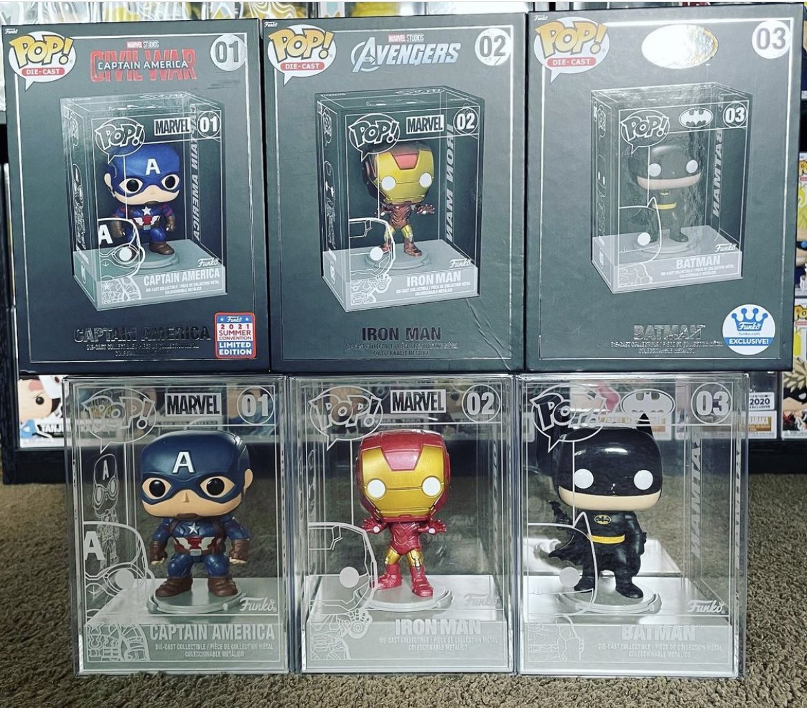 Funko POP News ! on Twitter "All 3 die cast pieces side by side, who’s