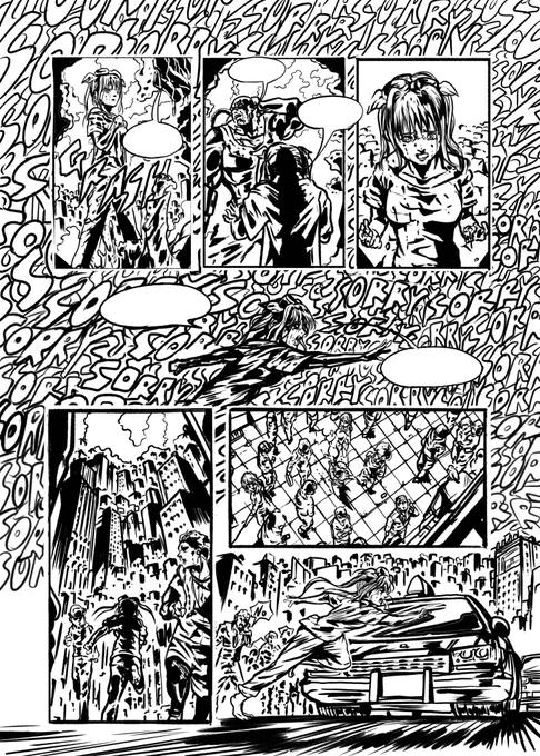 卒制漫画の1ページ
少しキリングジョーク味を
いれてみた 