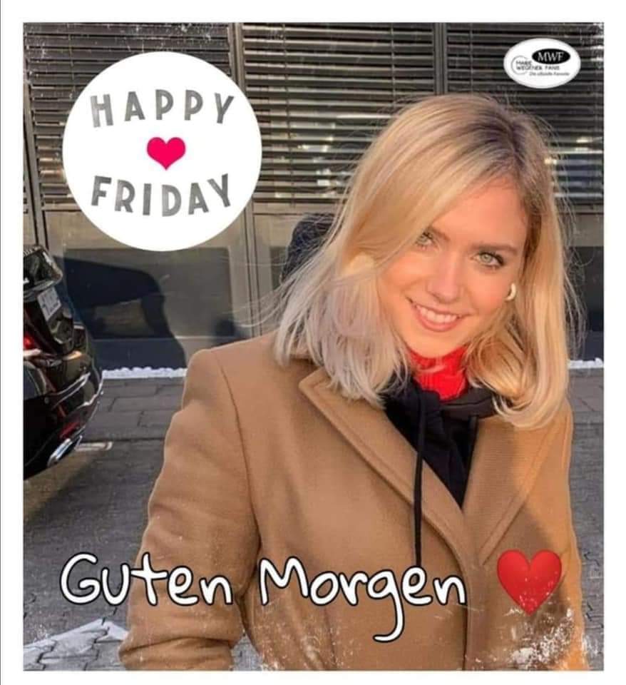FansWegener's tweet photo. Guten Morgen ihr Lieben 😃
Wir wünschen euch allen und unserer Marie einen schönen Freitag ❤️🙏🏻
Bleibt bitte gesund und passt gut auf euch auf 😊
#mariewegener #marie #wegener #deutschland #germany #teammarie #forevermarie #pop #germansinger #greatvoice #spotify #youtube https://t.co/S3O0oaiIEK