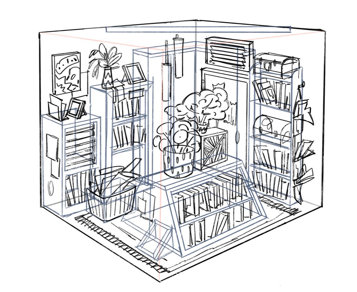 brushing up on perspective stuff 