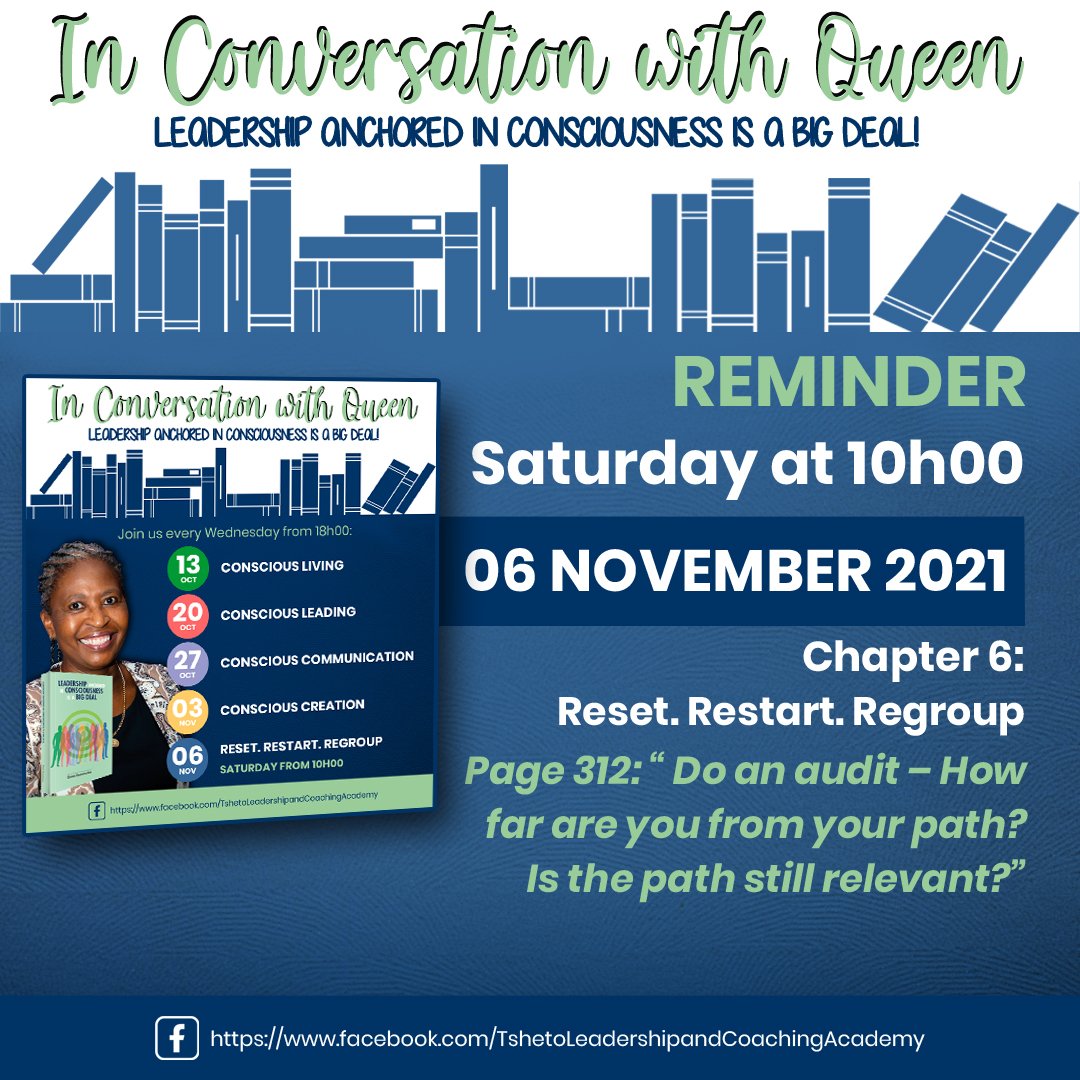 reboneness's tweet photo. Time to Review and Reset. Join us tomorrow, Saturday 6 November from 10h00 to: Reset. Restart. Regroup. 
https://t.co/iaY1GZ1Bvh https://t.co/UgcA1CqUSm