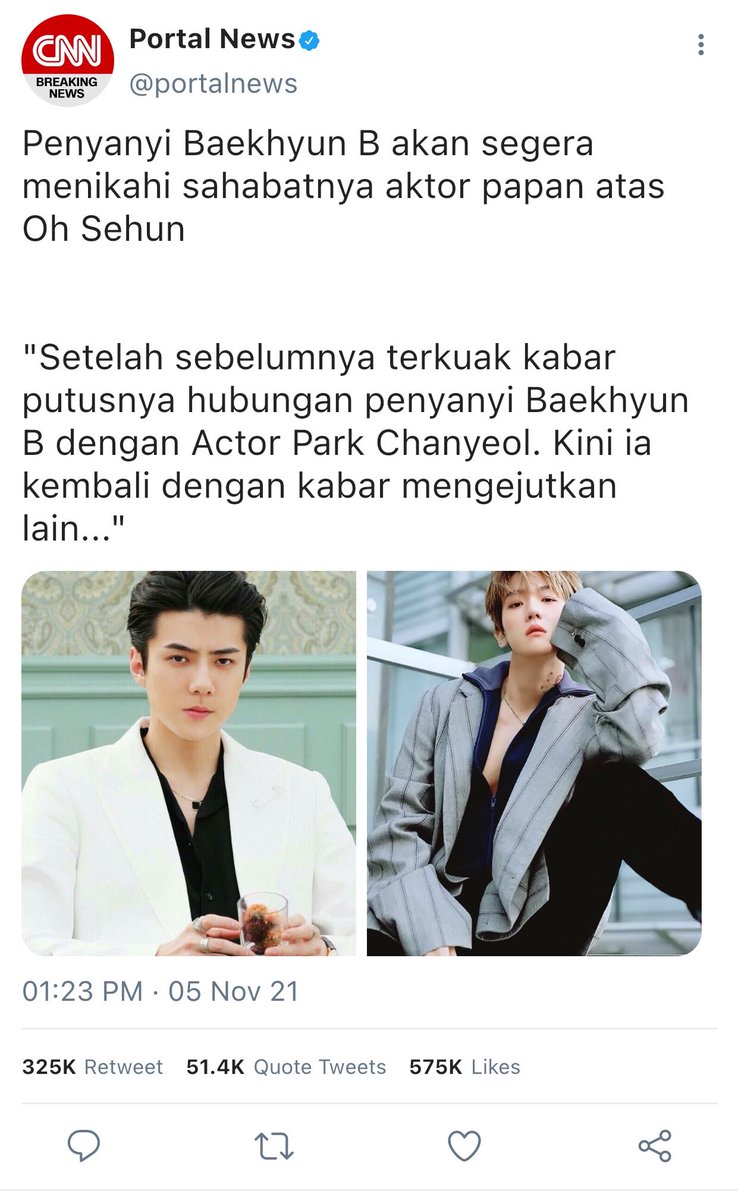 cbclowns's tweet image. —; chanbaek sometweet au!

saat itu b berniat memberi sebuah kejutan ulang tahun dengan kabar kehamilannya. tp sang pacar terlebih dulu datang dengan sebuah kata perpisahan. mulai saat itu ia menyembunyikan semuanya dan mengarang sebuah pernikahan yg sebenarnya tk pernah terjadi.
