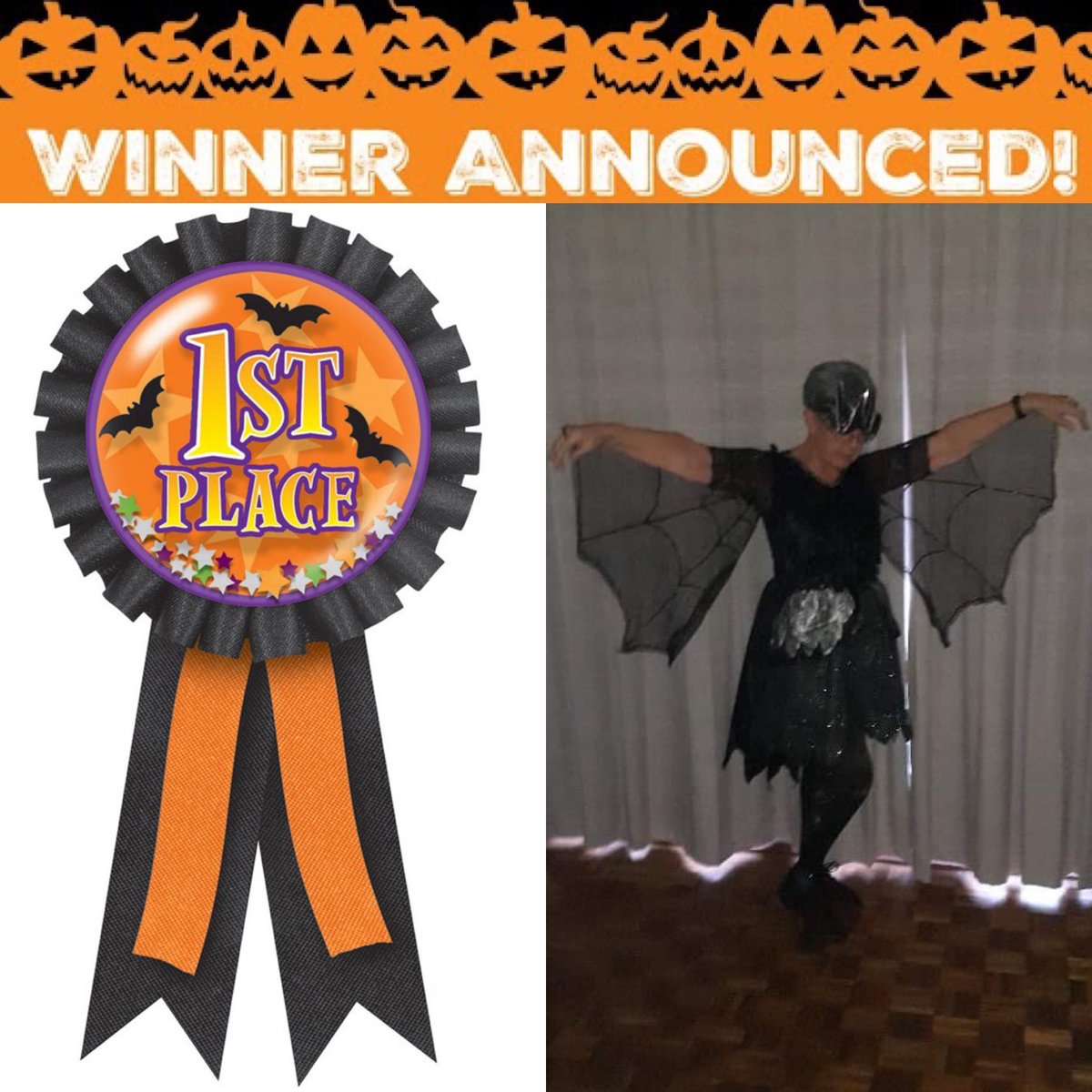 EFJarrow's tweet photo. It’s was a really close competition but we have a winner! Congratulations Black Swan Fairy. Your Myzone belt will be awarded in class tonight.

Thank u to all the fab boo lous entry’s &amp; to all the freaky FitSteppers who joined the Halloween creepy classes! 

🎃🦇🖤#fitsteps https://t.co/sCe6DbiPd5