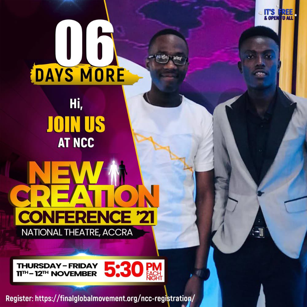 Davidbindanlive's tweet photo. https://t.co/V32u8MkE7l
Dear minister of God, please do not miss the Relevant Ministry Ministers Conference happening on Friday 12th November at 8am prompt. This is a unique part of #NCC2021  just for you. https://t.co/WyA3sBMgLF