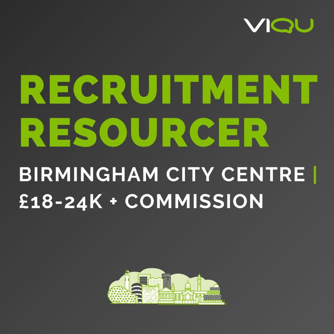 melindaqueck's tweet photo. Fantastic opportunity available at @VIQU_UK Join an award winning team as our next Recruitment Superstar ⭐️ Position based in Birmingham, UK https://t.co/oK7C8UUCUc