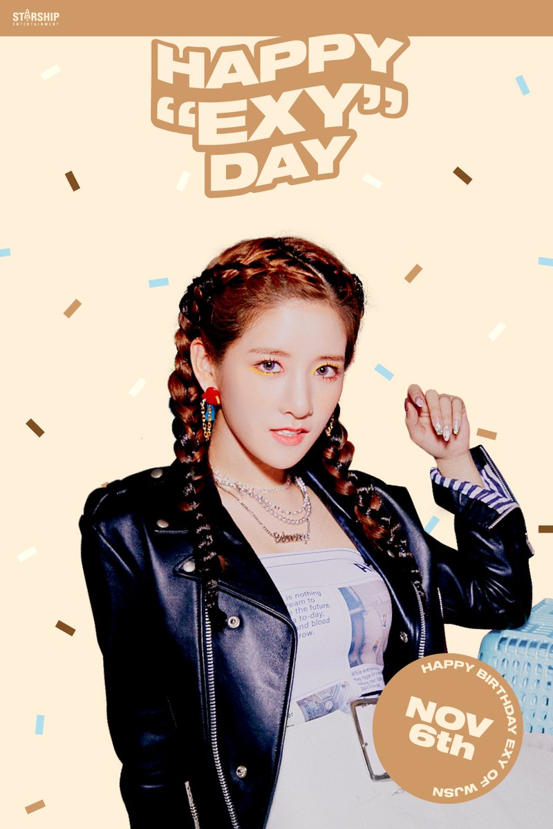 STARSHIPent's tweet photo. 🤎HAPPY #WJSN #EXY BIRTHDAY🤎

#우주소녀 #엑시
#생일 을 축하합니다 🎂🎉💝

#HappyEXYDay
#기다렸던_박수갈채로_엑시_생일_짝짝짝❣ https://t.co/Xn9Bw6kkSJ
