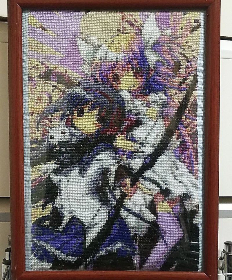 lucy_sango's tweet photo. クロスステッチ刺繍過去作。
まどマギ･忍たま･クラシカロイド･銀魂 https://t.co/icDmyrA5mX