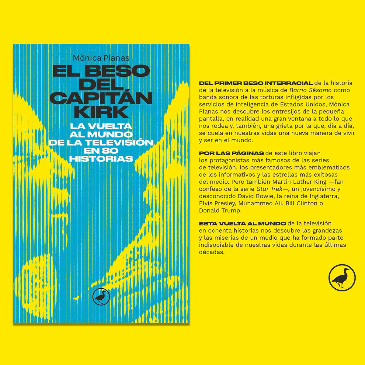 monicaplanas's tweet photo. ‘El petó del capità Kirk’ @univers / ‘El beso del capitán Kirk’ @CatedralBooks 
A les llibreries! 📺 https://t.co/opTwFN2Afb