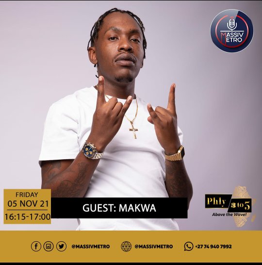only1makwa's tweet photo. We're live @MassivMetro_SA with @PennyLebyane #16S91 https://t.co/wh3CDXckyQ