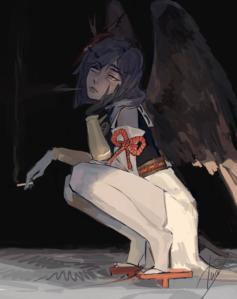 #KujouSara  
#GenshinImpact