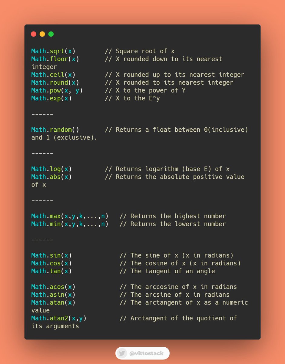 JAVASCRIPT Math.