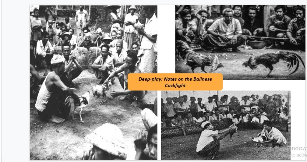 It is such an individual and unique experience to conduct #ethnography, that there is very little one can teach. To explore what 'doing' ethnography means, we read Clifford Geertz seminal text "Deep Play" to reflect upon the variety of experiences an ethnographer goes through.