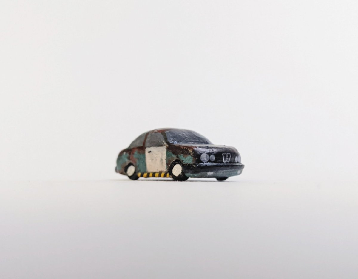 skbluebirds's tweet photo. 作ったクルマを描いてみました。
「BMW 735i E32　Rat Custom」
紙・水彩
22.6✕18.6cm https://t.co/PhfoJhriGQ