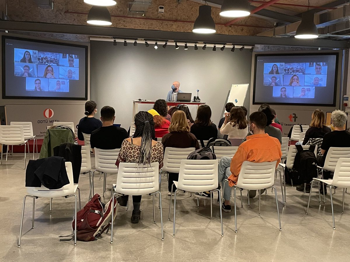 adiloran's tweet photo. Time for the #projectpresentations for this semester @metudf #BA4148 #ınterdisciplinaryProblemSolving
Our sponsor @arcelik is presenting potential ideas… https://t.co/grIDoN3oX1