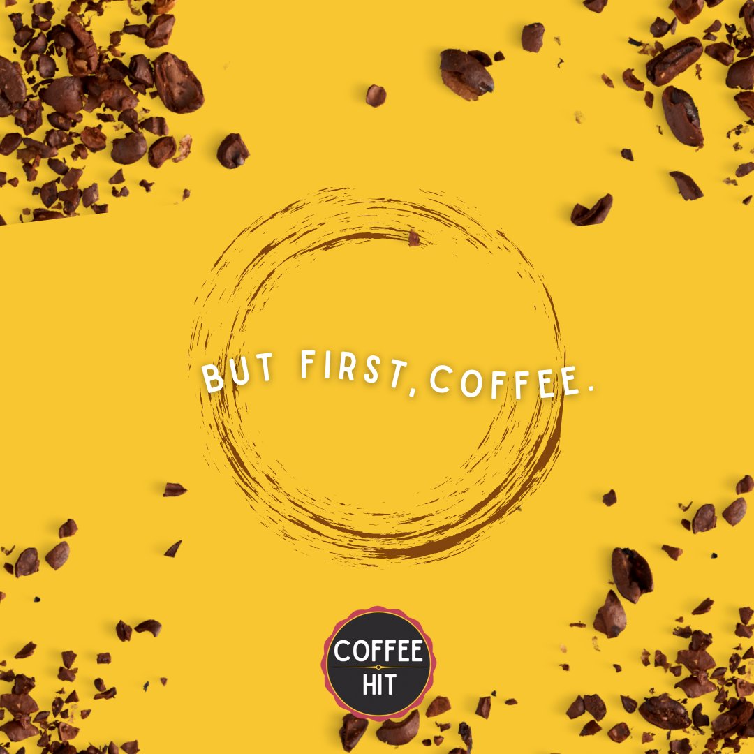 CoffeeHit's tweet photo. The three most important words in the English dictionary. We need that coffee hit. ☕ #CoffeeLovers #Coffee #CoffeeHit https://t.co/lkr9kTn08p
