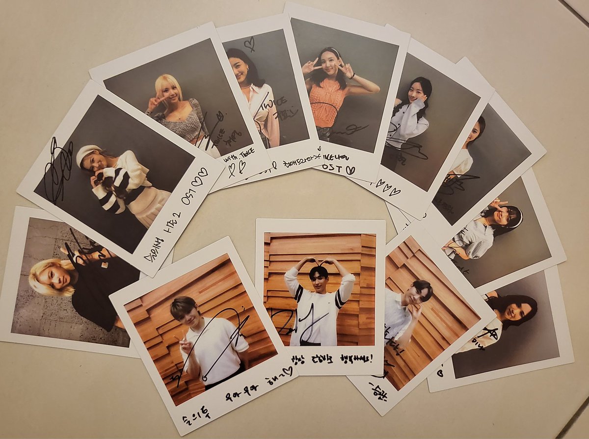 tyjshidae's tweet photo. [TO SELL] (MY) Anyone interested in #Twice and #Seventeen polaroids from the Hospital Playlist album?

Twice: 9 members (2 sets) 
Seventeen: 3 members (2 sets)

Please DM me for more info 😊

#Twice #Seventeen #HospitalPlaylist https://t.co/GCE6ehh5q7