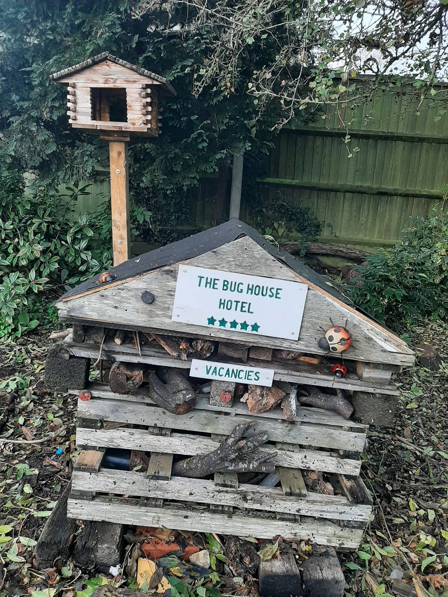 FiltonFerver's tweet image. Pic of the day. The Bug House Hotel all set to overwinter guests at #FiltonCommunityGarden