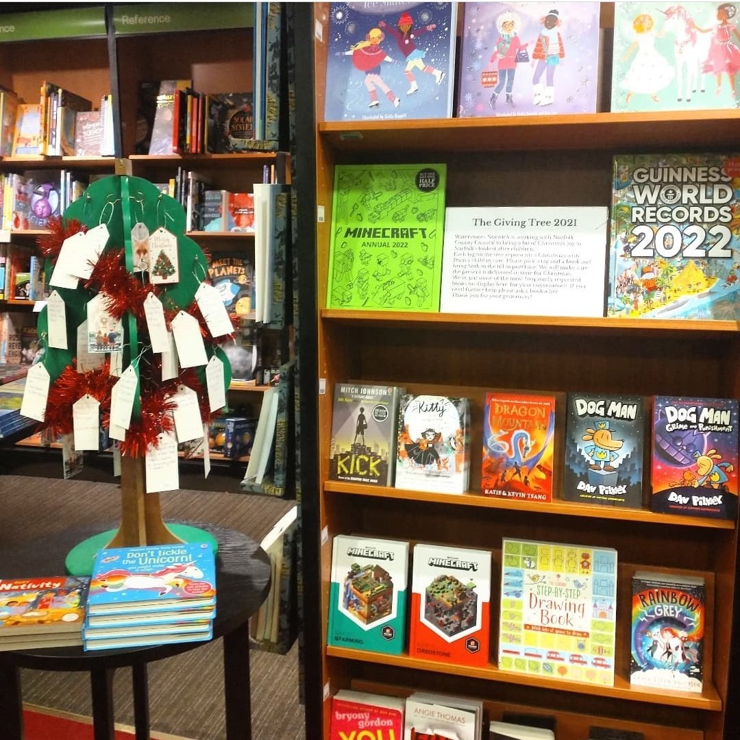 The Giving Tree is back! Every year we work with <a href="/NorfolkCC/">Norfolk County Council</a>  to provide Christmas presents for Norfolk's looked after children. Pick a tag from the tree and buy the selected title, it's as simple as that, but it can make a huge difference to a child's Christmas. Please share!