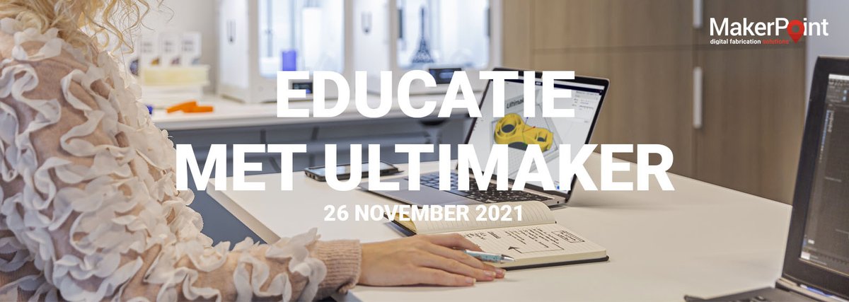Werk jij in het onderwijs en wil je een verschil maken voor de studenten? Help hun ideeën te realiseren! Samen met <a href="/Ultimaker/">UltiMaker</a> en gebruikers in het onderwijs inspireren &amp; informeren wij jou tijdens Educatie met Ultimaker over de mogelijkheden van 3D-printen.makerpoint.nl/education-ulti…