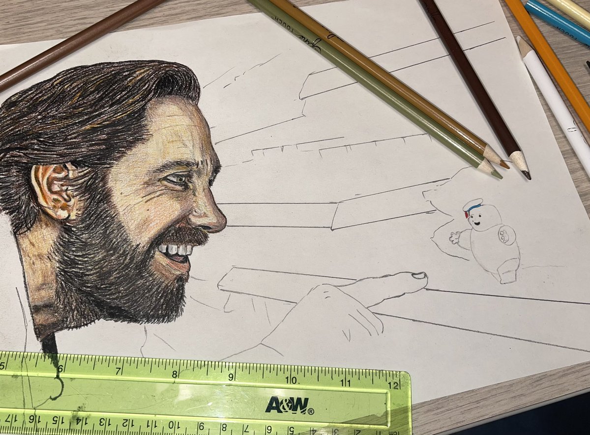 RealRobocopArt's tweet photo. Something strange is coming π«π»
πβοΈπ¦Ύ
#paulrudd #ghostbusters #ghostbustersafterlife #staypuftmarshmallowman #minipuff #art #artist #drawing #colorpencildrawing #realrobocopart https://t.co/PXMlSZ0mgz