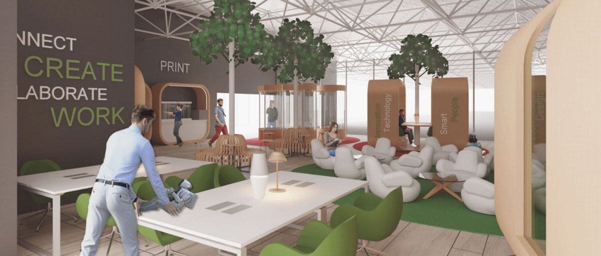 EconomyUp's tweet photo. #OpenInnovation Sorgerà a Fiumicino l’ #InnovationHub di @AeroportidiRoma per la #cocreazione tra #startup e aeroporti https://t.co/SfhnoR7WDj @LVentureGroup https://t.co/jr1BSnLVbY