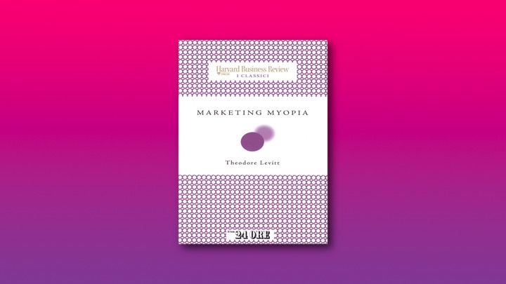 We_Think_Fast's tweet photo. "Marketing Myopia - A nearsighted focus on selling products and services, rather than seeing the “big picture” of what consumers really want." - Amy Gallo

See our review of "Marketing Myopia | Theodore Levitt" only at The Study @HarvardBiz 

https://t.co/hj7zmkyeDJ https://t.co/0QAxOBsznN