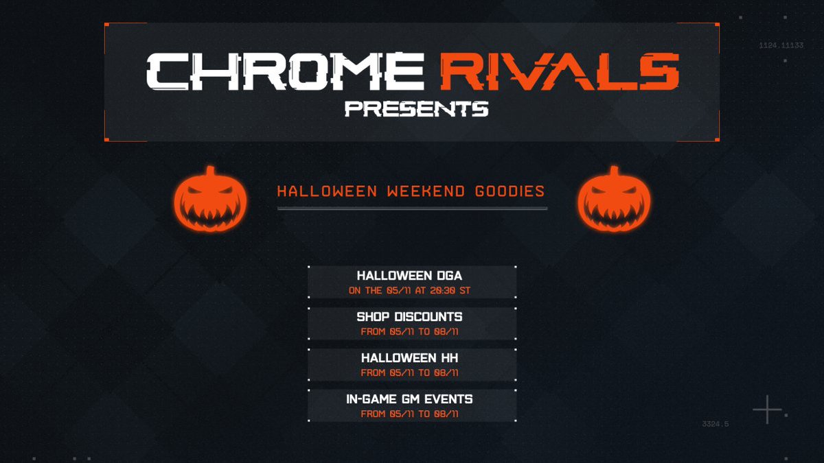 ChromeRivals's tweet photo. #dga, #happyhour, #discounts and #events, what else could you ask?
Head over in our #discord server for more info! https://t.co/OaPCxWtIci