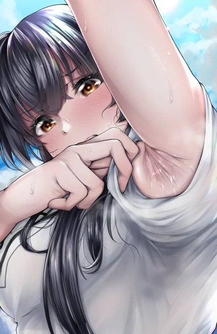冬優子……運動後の腋見せて…… 