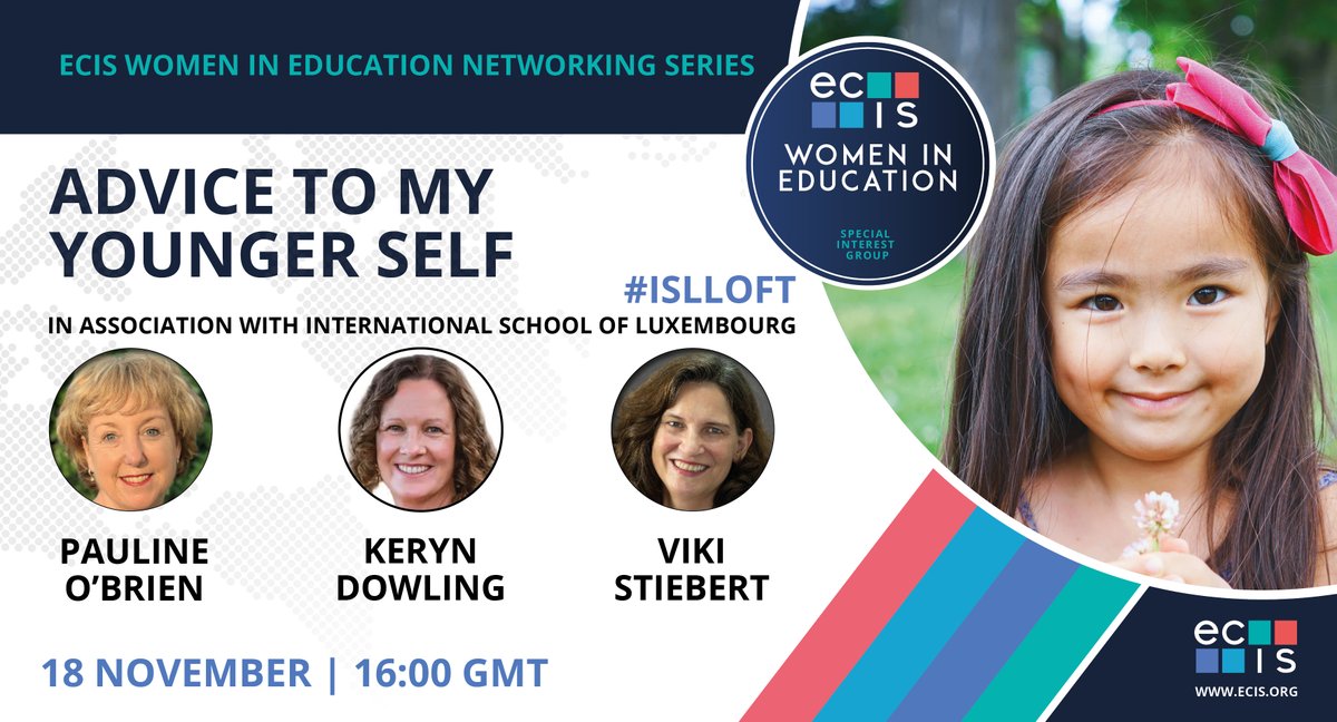 women_sig's tweet image. @vstiebert @ISSPauline @KerynDowling are the next #ISLLoft guests in collaboration with the @EcisWie  @ECISchools Special Interest Group. 
Can not wait!!!  Looking forward to seeing you there. 
Register: ecis.org/events/ecis-wo…