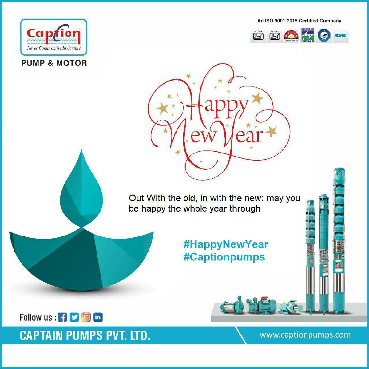 coach_intl's tweet photo. Wishing every day of the new year to be filled with success, happiness, and prosperity for you.
#Captionpumps Wishing you
#Happy_New_Year !!!
#indianfestival #newyear #2k21memories #HappyNewYear #makeinindia #madeinindia #Monoblock #Qualityproduct #captainpump #captionpump https://t.co/ZuguOBrYrU