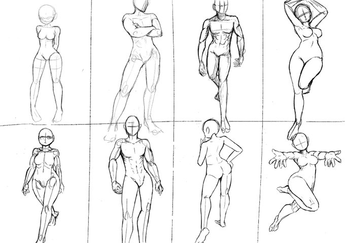 ポーズれんしゅ 