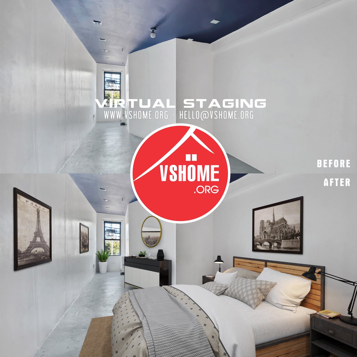 org_vs's tweet image. How about achieving industrial look when you want to remain a timeless style for your house. #virtualstaging #realtor #realestate #realty #interiordesign #industrial